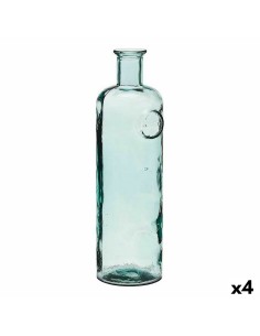 Bouteille Stamp Transparent 14 x 44 x 13 cm Décoration (4 Unités)