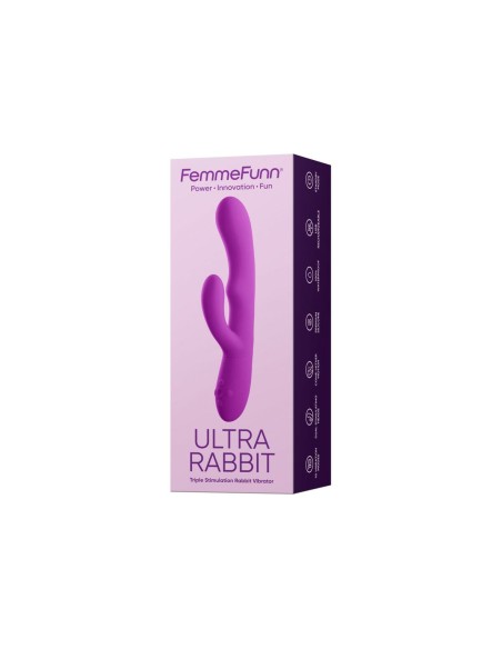 Vibration de Stimulation Double FemmeFunn Ultra Rabbit Violet