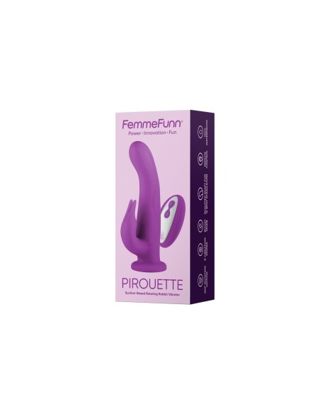 Vibration de Stimulation Double FemmeFunn Pirouette Violet