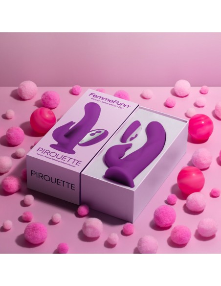 Vibration de Stimulation Double FemmeFunn Pirouette Violet