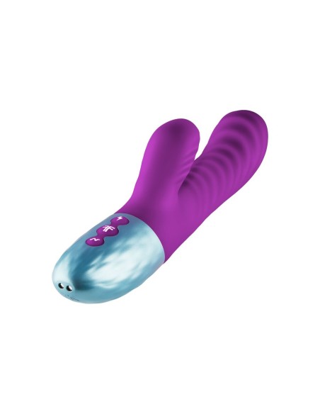 Vibration de Stimulation Double FemmeFunn Delola Violet