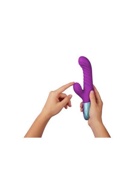 Vibration de Stimulation Double FemmeFunn Delola Violet