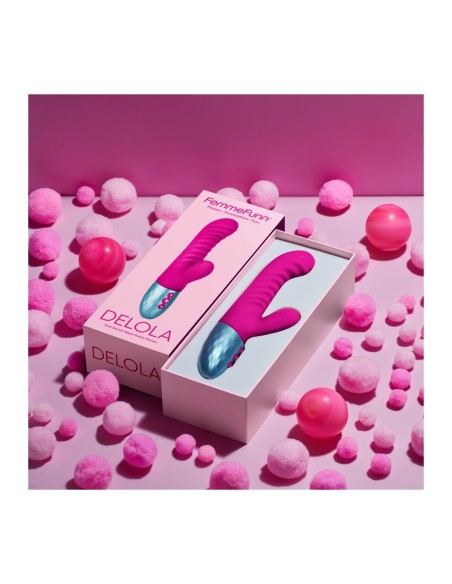 Vibration de Stimulation Double FemmeFunn Delola Rose