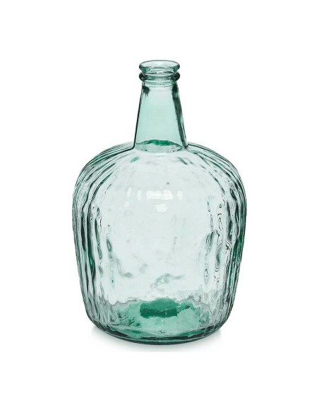 Bouteille 2255/08R Transparent Rayures 8 L 14 x 44 x 13 cm Décoration (2 Unités)