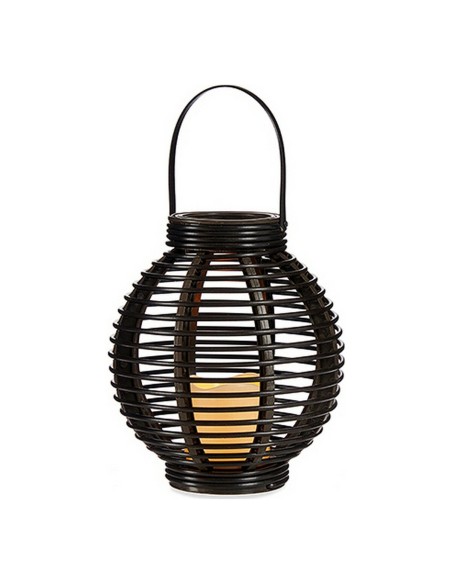 Lanterne à LED Ibergarden B5004 Marron Plastique 21 x 23,7 x 21 cm (4 Unités)
