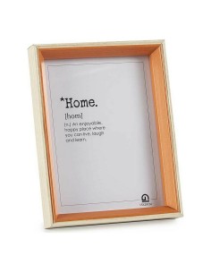 Cadre photo 17 x 22 x 3 cm Verre Marron Blanc Bois MDF (6 Unités) 2