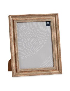 Cadre photo 26 x 2 x 31 cm Verre Bois Marron Cuivre Plastique (6 Unités) 2