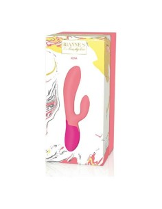 Vibration de Stimulation Double Rianne S Essentials Xena Rabbit Corail Rose 2