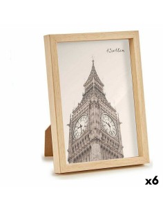 Cadre photo 15,6 x 2 x 20,7 cm Marron Plastique (6 Unités)