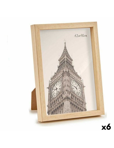 Cadre photo 15,6 x 2 x 20,7 cm Marron Plastique (6 Unités)