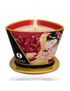 Bougie de massage Shunga Champagne aux fraises 170 ml
