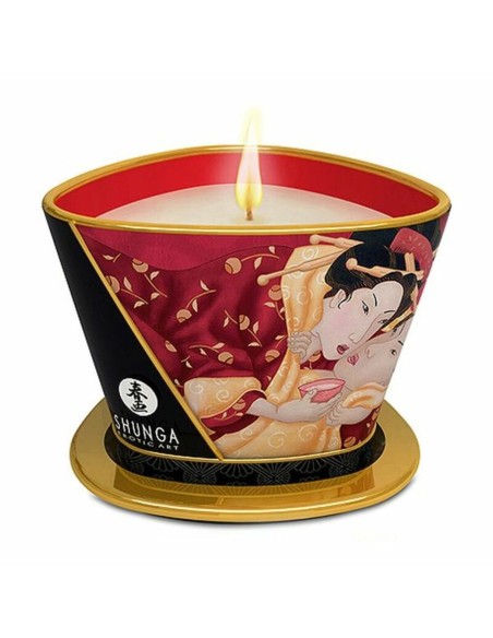 Bougie de massage Shunga Champagne aux fraises 170 ml