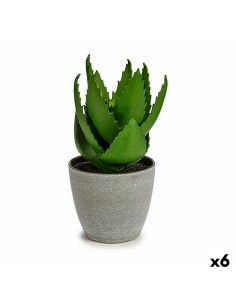 Plante décorative Ibergarden YC184573 Plastique Aloe Vera 15 x 23,5 x 15 cm (6 Unités)