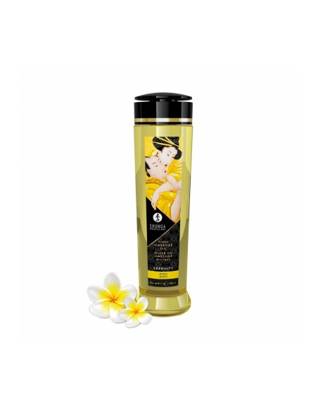 Huile de massage érotique Shunga Serenity Monoi 240 ml Aphrosisiaque