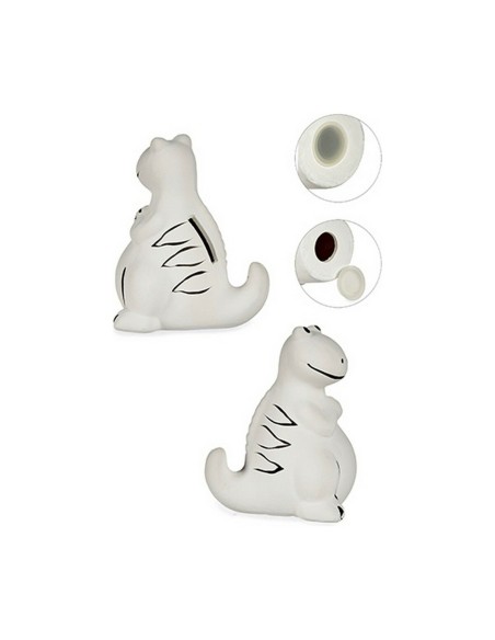 Tirelire à peindre Dinosaure 8,5 x 13,2 x 11 cm Céramique (12 Unités)