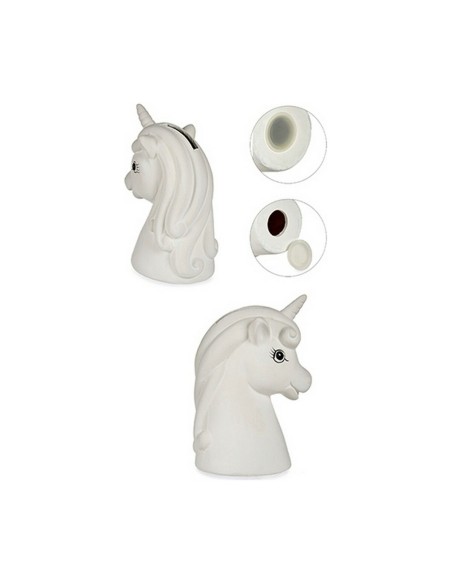 Tirelire à peindre Pincello 87697 Céramique Licorne 10 x 14,5 x 8,5 cm (12 Unités)