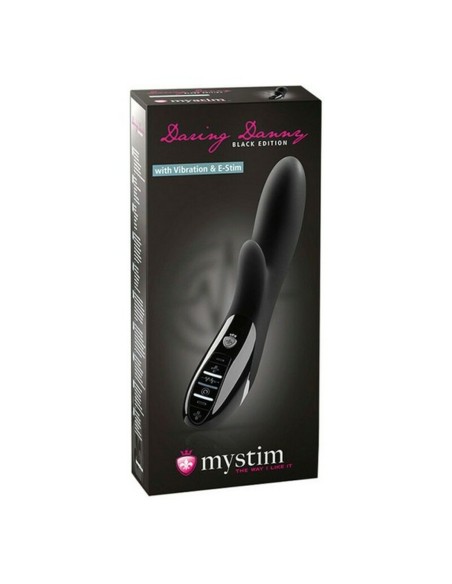 Vibration de Stimulation Double Mystim Daring Danny Estim Noir