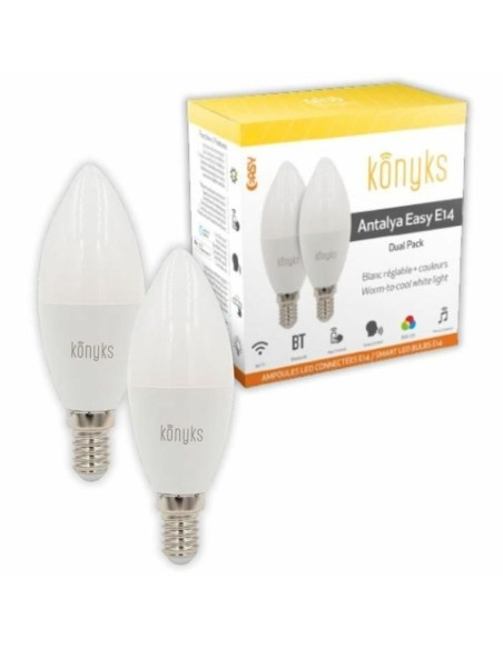 Ampoule LED Bougie Konyks e14 Blanc