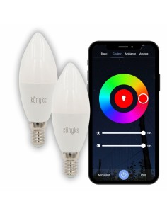 Ampoule LED Bougie Konyks e14 Blanc 2