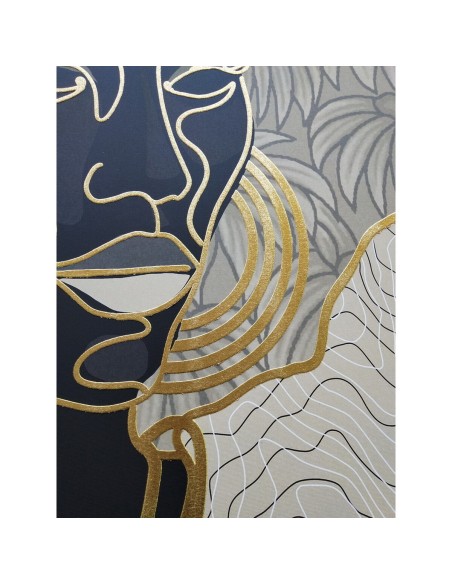 Cadre DKD Home Decor Africaine Tropical 84 x 4,5 x 123 cm (2 Unités)