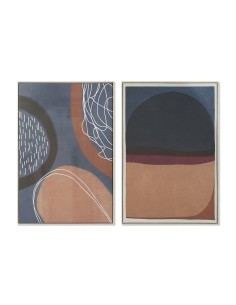 Cadre DKD Home Decor Abstrait Urbaine 84 x 4,5 x 123 cm (2 Unités)
