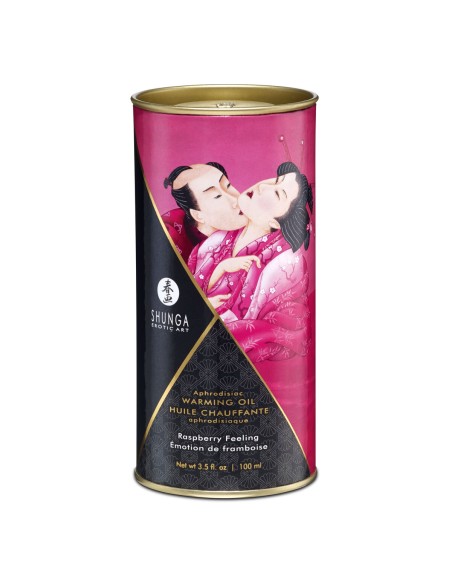 Huile de massage érotique Shunga Raspberry feeling 100 ml