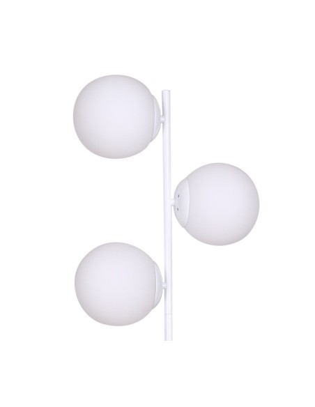 Lampadaire DKD Home Decor 35 x 25 x 167 cm Verre Métal Blanc 220 V 50 W
