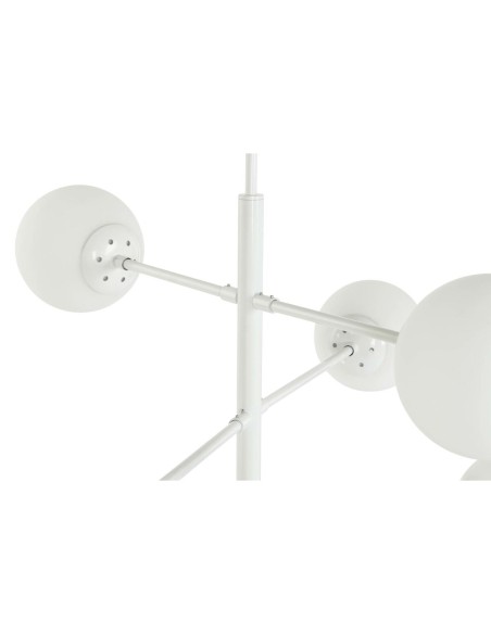 Suspension DKD Home Decor 96 x 73 x 50 cm Verre Métal Blanc 50 W