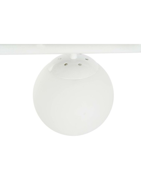 Suspension DKD Home Decor 98 x 45 x 30 cm Verre Métal Blanc 50 W