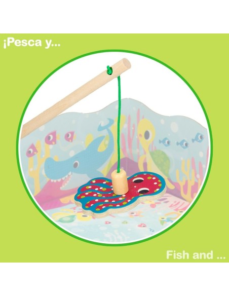 Jeu de société Lisciani Giochi Montessori Pêche (6 Unités)