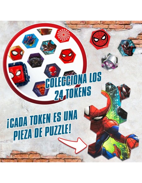 Jeu d’habileté Spider-Man Battle Cubes (12 Unités)