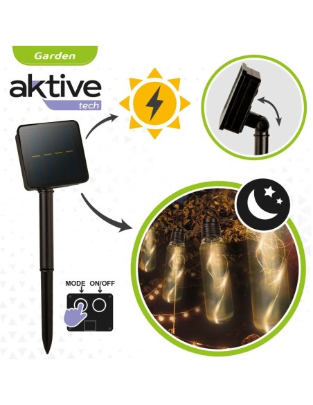 Guirlande lumineuse LED Aktive LED 180 x 17,5 x 4 cm (6 Unités)