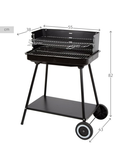 Barbecue Portable Aktive Acier inoxydable Acier 55 x 82 x 43 cm