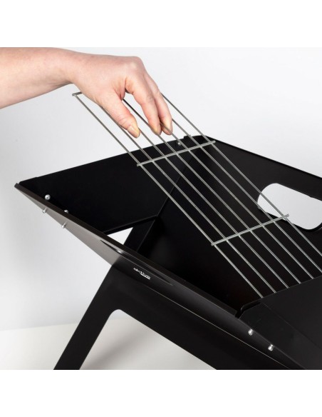Barbecue Portable Aktive Noir Acier Fer 45 x 30 x 29 cm