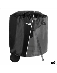 Housse de protection pour barbecue Aktive Noir 6 Unités 69,5 x 67 x 69,5 cm