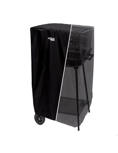 Housse de protection pour barbecue Aktive Noir 6 Unités 74,5 x 109 x 64,5 cm
