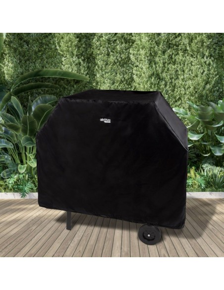 Housse de protection pour barbecue Aktive Noir 4 Unités 142 x 120 x 60 cm