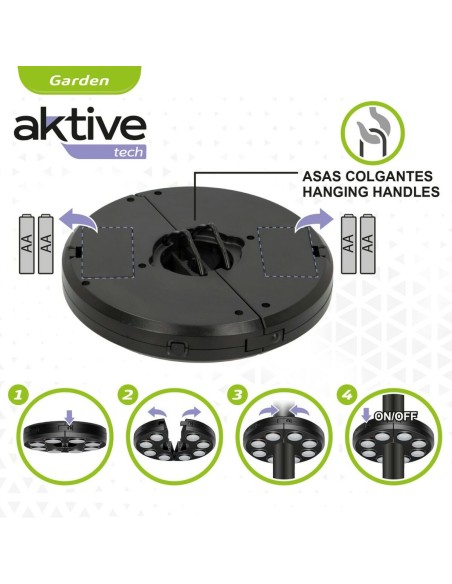 Lampe LED pour Parasol Aktive 6 Unités