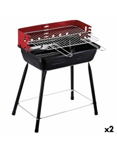 Barbecue Portable Aktive Métal 42 x 54 x 42 cm (2 Unités)