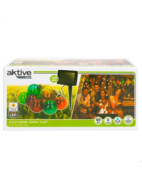 Guirlande de boules LED Aktive LED 160 x 1 x 5,8 cm (6 Unités)