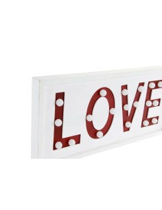 Décoration murale DKD Home Decor Blanc Rouge Urbaine 48 x 4 x 22 cm (2 Unités) 2