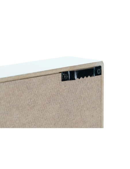 Décoration murale DKD Home Decor Blanc Rouge Urbaine 48 x 4 x 22 cm (2 Unités)