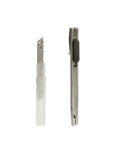 Cutter Lot Argenté Métal Plastique 1,5 x 18,5 x 10 cm (24 Unités) 2