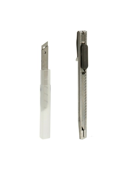 Cutter Lot Argenté Métal Plastique 1,5 x 18,5 x 10 cm (24 Unités)