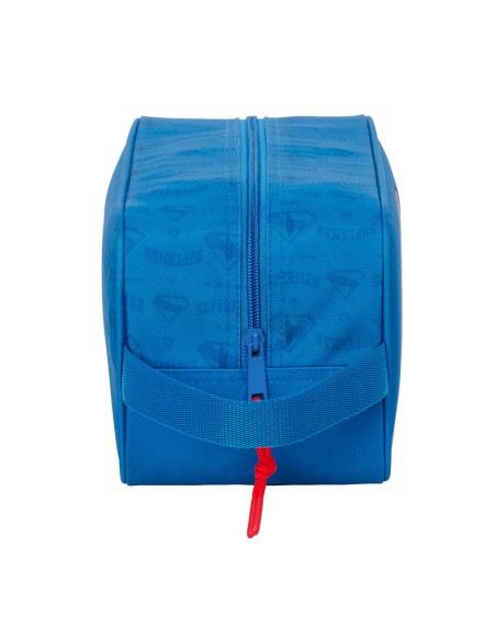 Range-Chaussures de Voyage Superman Bleu 29 x 15 x 14 cm