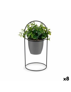 Plante décorative Ibergarden QY-H093 Métal Plastique Volets Ronde 21 x 30 x 21 cm (8 Unités)