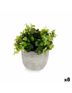 Plante décorative Ibergarden QY-H021 Plastique Fleurs 20 x 20,5 x 20 cm (8 Unités)