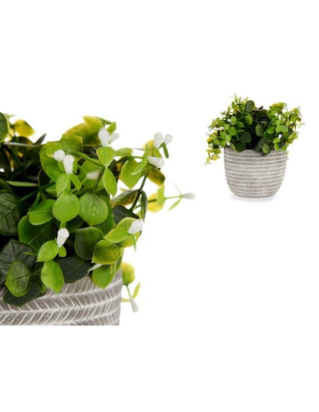 Plante décorative Ibergarden QY-H021 Plastique Fleurs 20 x 20,5 x 20 cm (8 Unités)