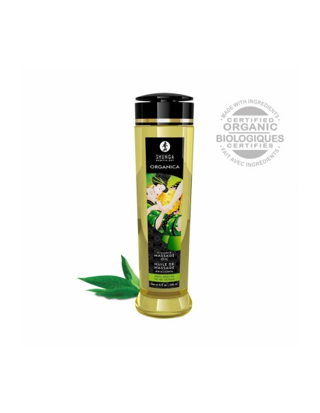 Huile de massage érotique Shunga 240 ml Thé vert