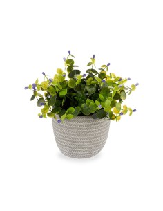 Plante décorative Ibergarden QY-H022 Plastique Fleurs 21 x 20,6 x 21 cm (8 Unités) 2